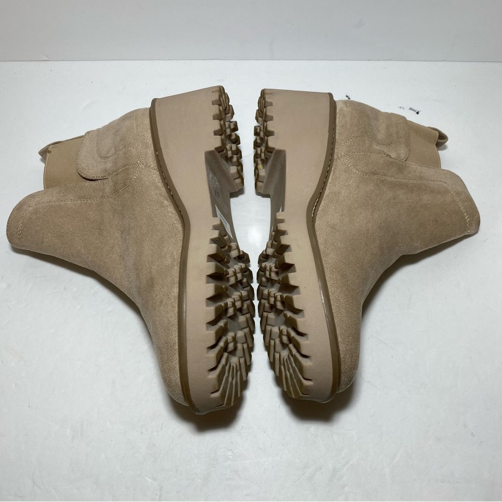 Dolce Vita Rango Faux Suede Ankle Boots Wedge Booties Lug Sole Women’s Size 9 - Picture 8 of 14